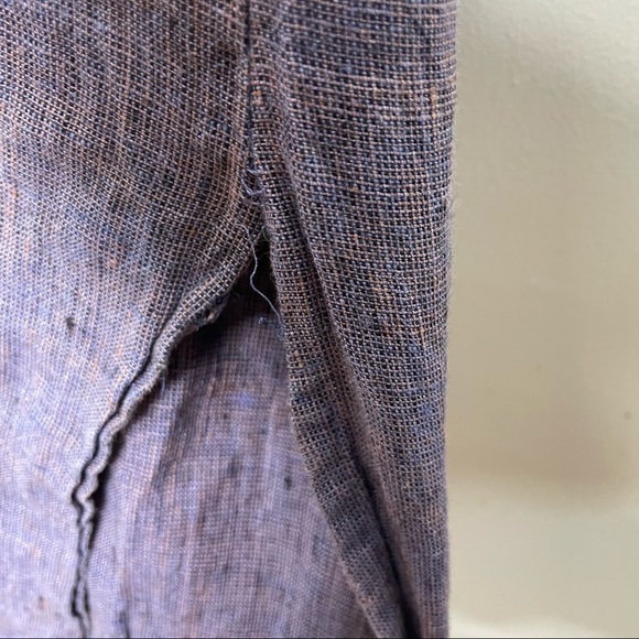 FLAX by Jeanne Engelhart 100% Linen Maxi Dress - Picture 9 of 9